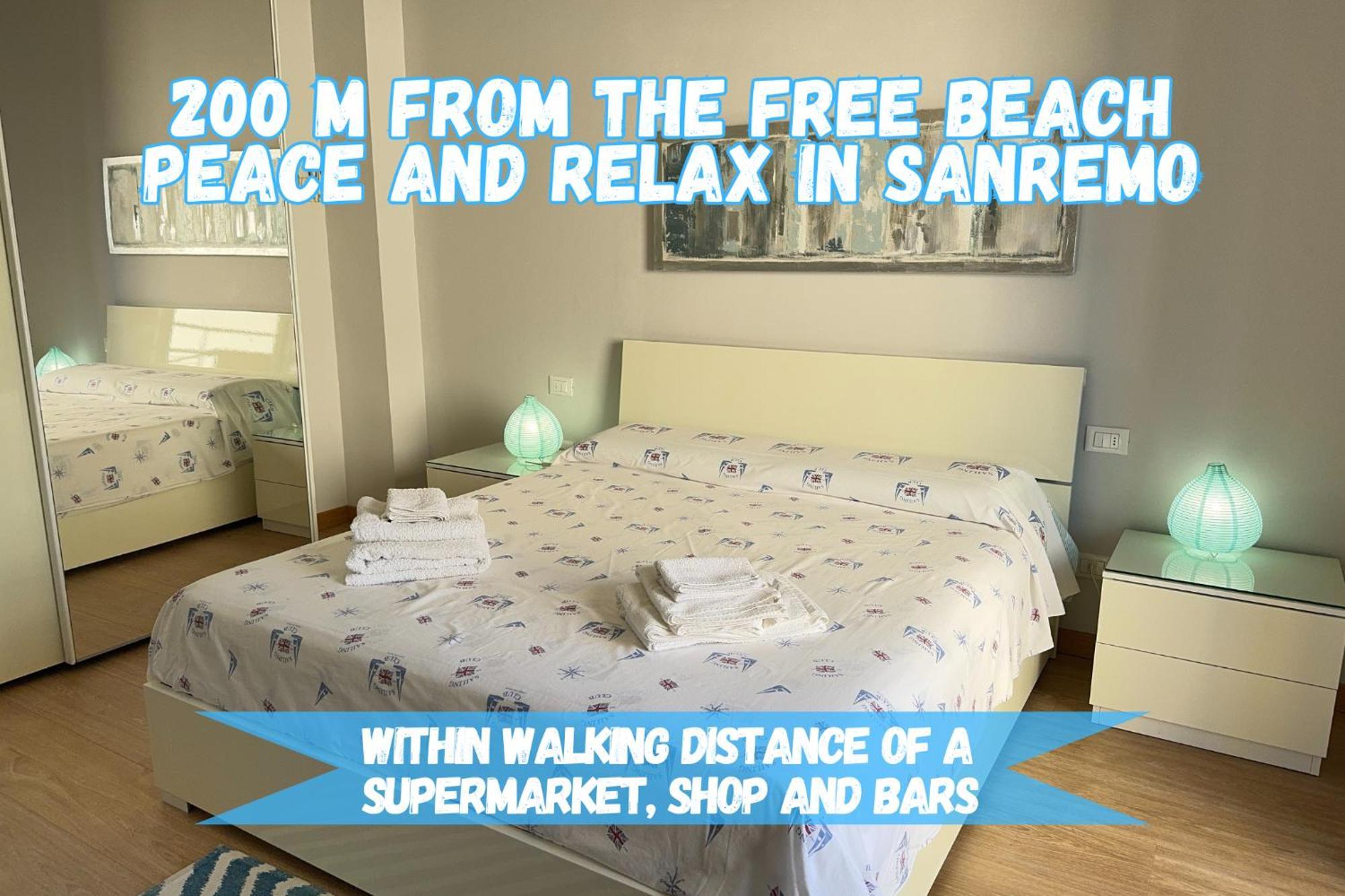 2 Min Walk To The Beach In The Centre Of Sanremo Esterno foto